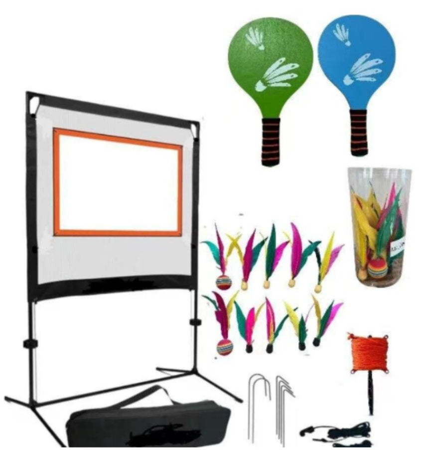 Outdoor Sports Badminton Nets Suit Storage Bag With Racket