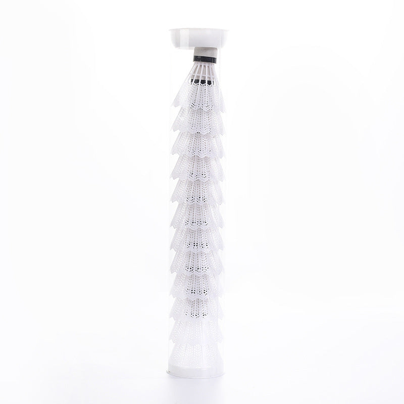 Color 12 Packs Color Foam Ball Head Plastic Ball Children's Badminton