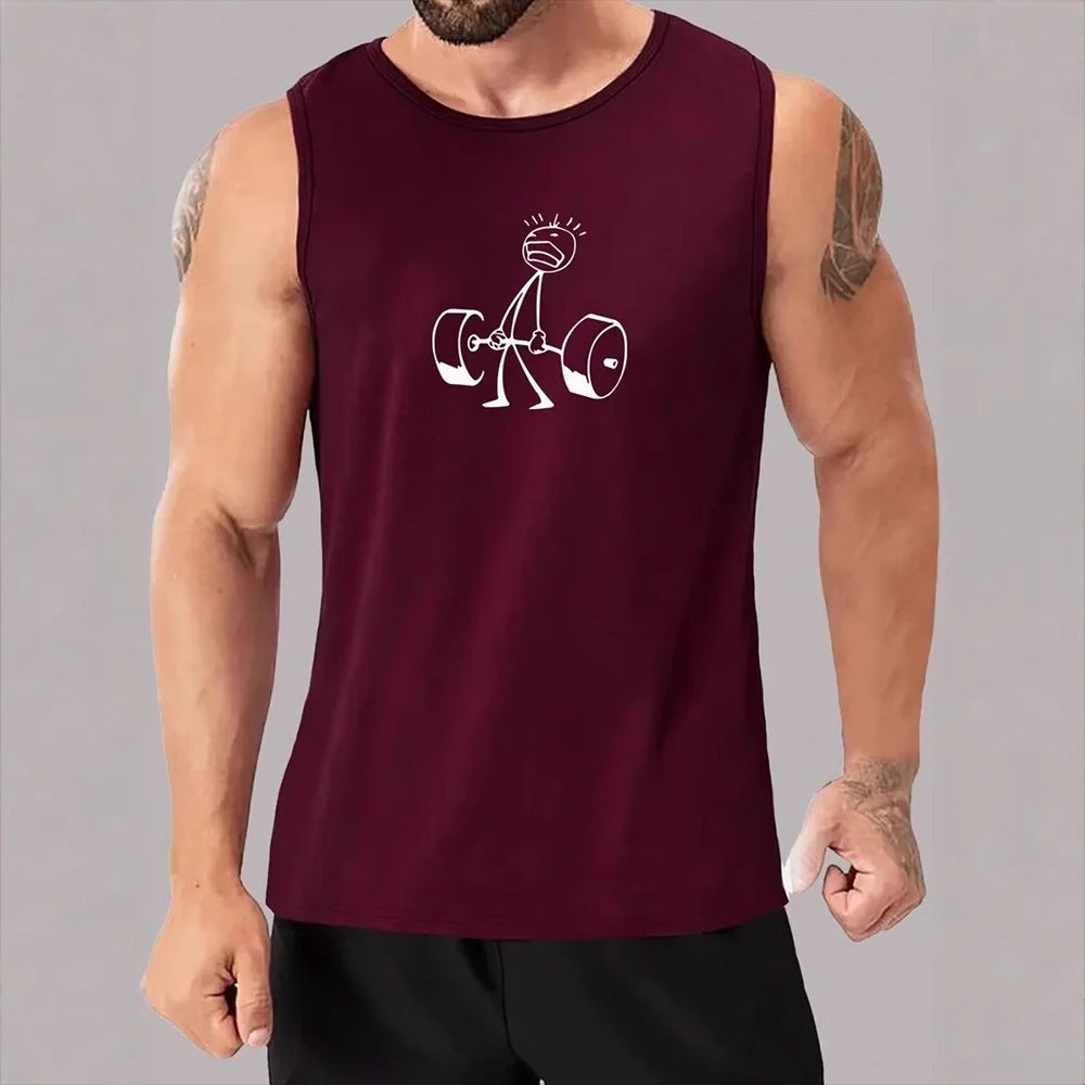 Men's Fashion Sports Style Sleeveless Vest Top