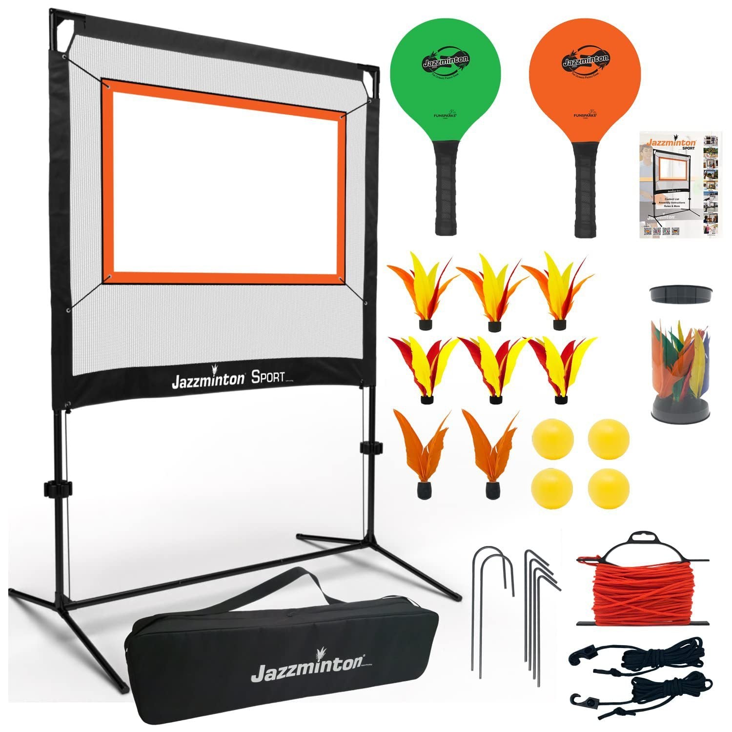 Outdoor Sports Badminton Nets Suit Storage Bag With Racket