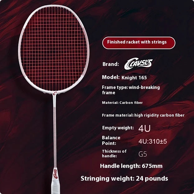 All Carbon Durable Ultra Light Badminton Racket