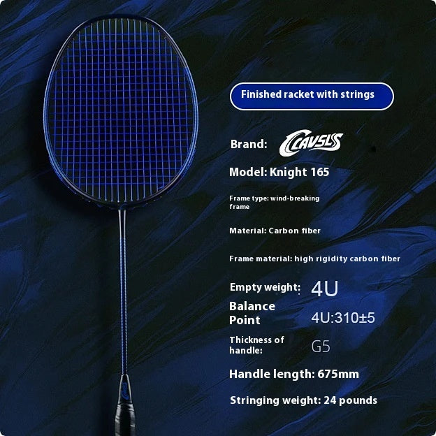 All Carbon Durable Ultra Light Badminton Racket