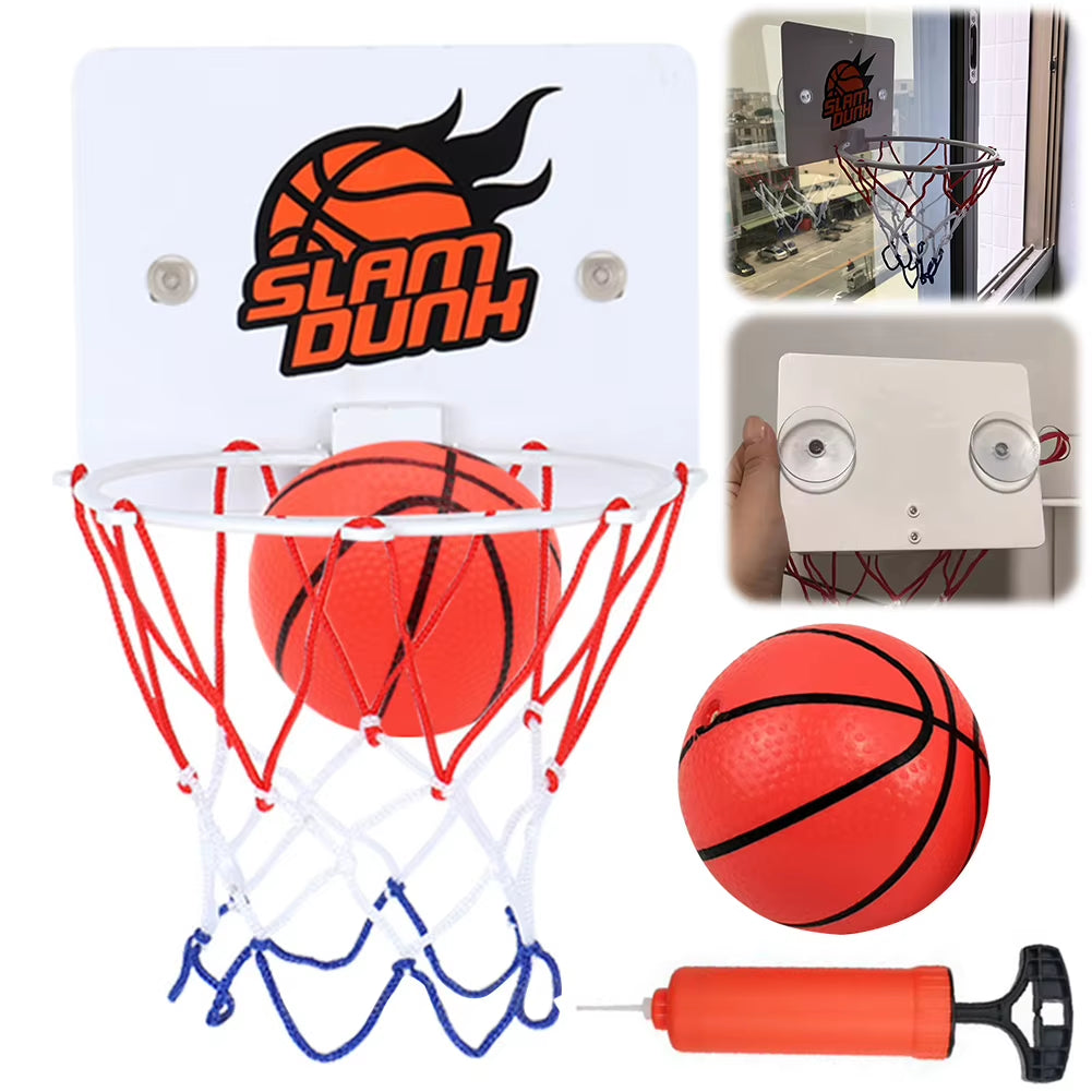 Suction Cup Basketball Hoop Wall-Mounted Basketball Hoop Practice Basketball Hoop Basketball Accessories
