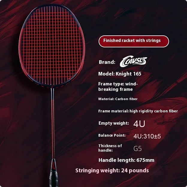 All Carbon Durable Ultra Light Badminton Racket