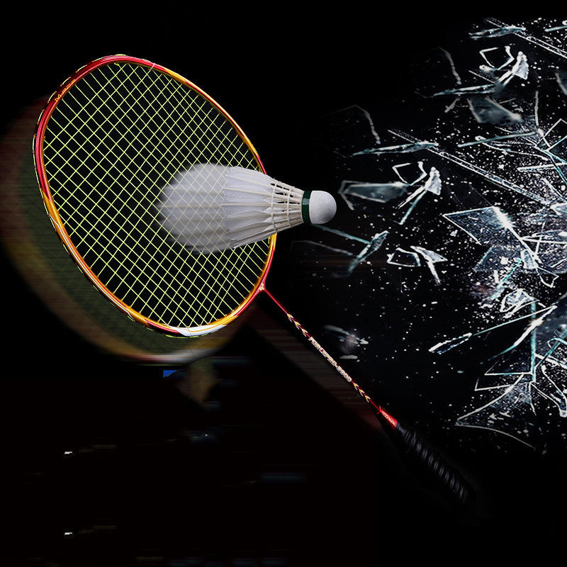 Badminton Racket Genuine Full Carbon Offensive  Light